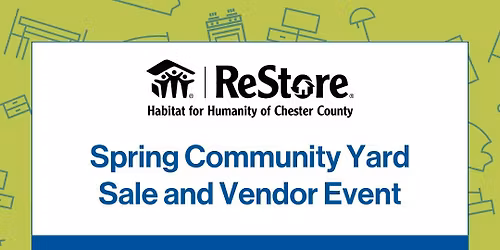SHOP THE YARD SALE: Spring Community Yard Sale and Vendor Event