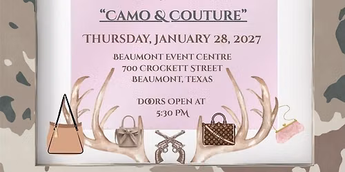 AGC of Southeast Texas Annual Meeting with Pistols & Purses Bingo - Camo & Couture!