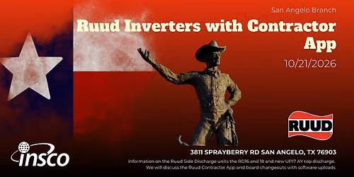 Ruud Inverters with Contractor App