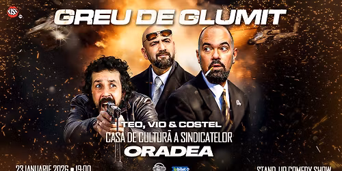 ORADEA | Greu de glumit cu Teo, Vio \u0219i Costel - Stand Up Comedy Show