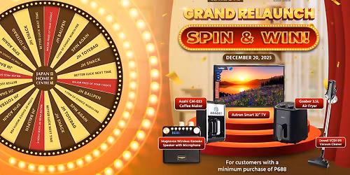 Grand Relaunch - Japan Home Centre | Starmall EDSA - Shaw