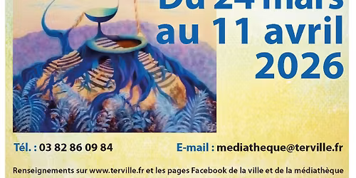 EXPO de peintures \u00ab Eclats d'azur\u00bb par Brigitte PINEL