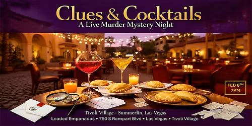 Clues & Cocktails - A Live M**der Mystery Night