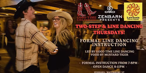 Two-Step & Line Dancing Thursday at Zenbarn!