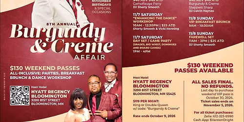 The 8th Annual Burgundy & Creme Affair Weekend 