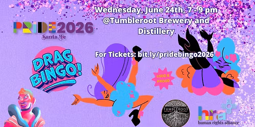 PRIDE Drag Bingo! 
