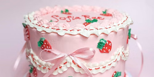 7\/25 SWEETHEART STRAWBERRY CAKE WORKSHOP - The Foodie School