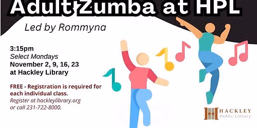 Adult Zumba at HPL
