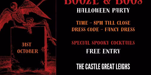 BOOZE & BOOS HALLOWEEN PARTY