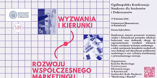 Og\u00f3lnopolska Konferencja Naukowa: "WYZWANIA I KIERUNKI ROZWOJU WSP\u00d3\u0141CZESNEGO MARKETINGU"