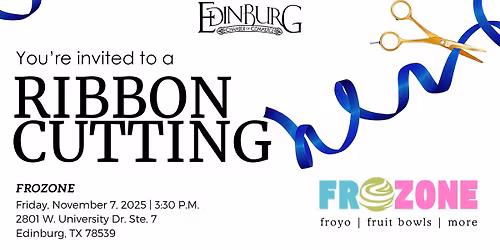 RIbbon Cutting In Celebration of Frozone