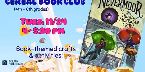 Cereal Book Club: Nevermoor series by Jessica Townsend