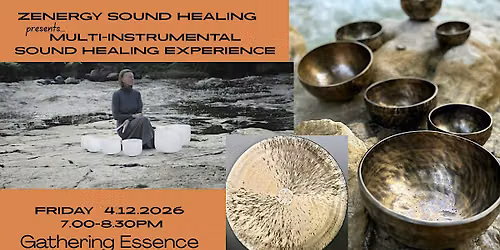Multi-instrumental, deeply hypnotic Sound Healing Journey