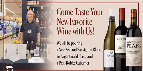 Try Ancient Peaks Cabernet & More at Albertsons - Mission Viejo - Alicia