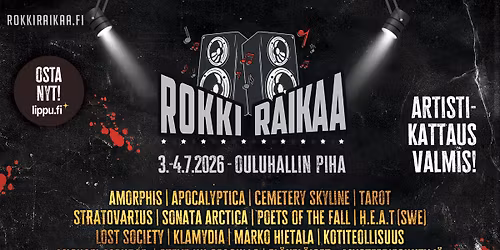 Rokki Raikaa - Oulu 3.-4.7.2026
