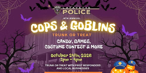 Cops & Goblins Trunk or Treat