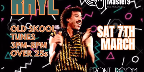 Throwback Masters Over 25s Daytime Clubbing