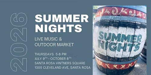 Summer Nights: Live Music and Outdor Market