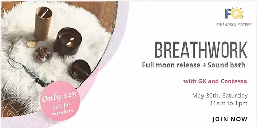 Breathwork + Sound bath