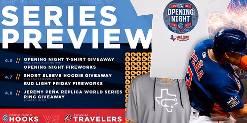Corpus Christi Hooks vs. Arkansas Travelers