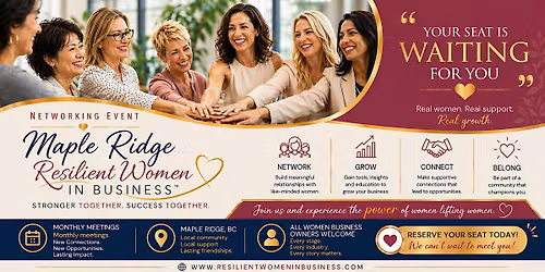 Maple Ridge Women In Business Networking Event