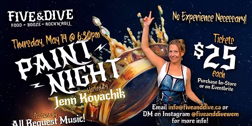 Paint Night at Five & Dive!
