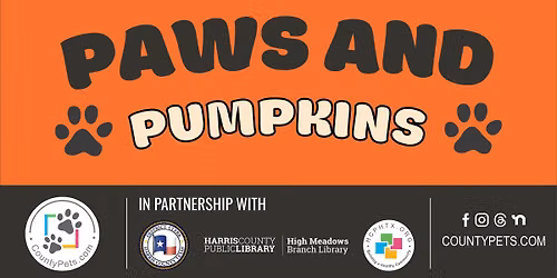 Paws and Pumpkins Adoption Event