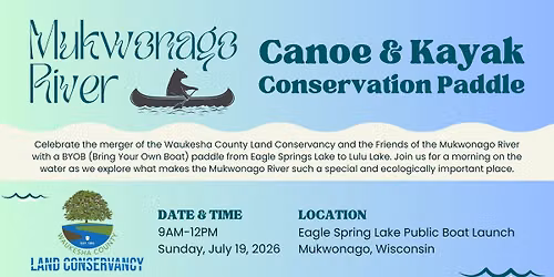 Mukwonago River Conservation Paddle