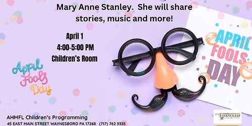 Story Time with Miss Mary Anne! - Grades PreK-5th