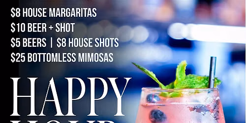 Blaqhaus Happy Hour