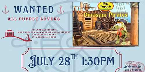 Roz's Puppets: Dino Pirates!