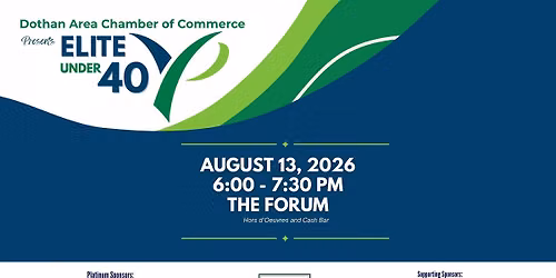 Dothan Area Chamber of Commerce: Elite Under 40