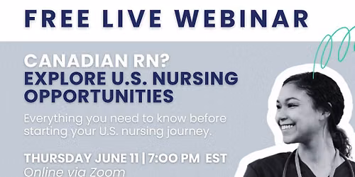 How to Work in the U.S. as a Canadian RN | Free Live Webinar | VisaNurse