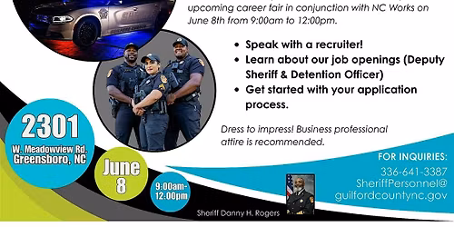 Guilford County Sheriff's Office Career Fair