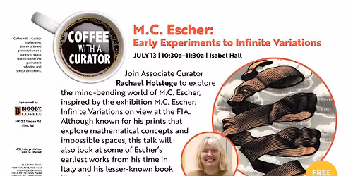 M.C. Escher: Early Experiments to Infinite Variations | COFFEE WITH A CURATOR  