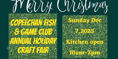 Copeechan Craft Fair-Vendors wanted!