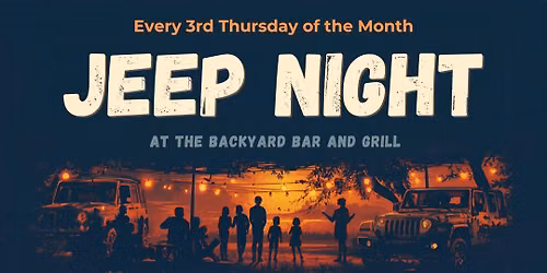 Jeep Night at The Backyard Bar and Grill