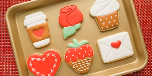 "Sweet Valentine" Cookie Class with South Street Cookies at Big Grove IC