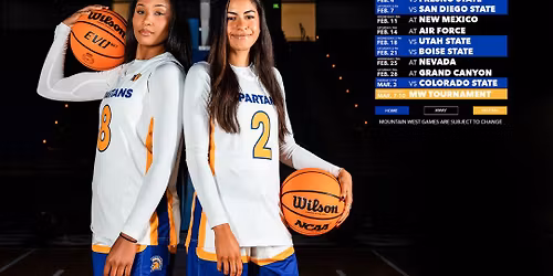 San Jose State Spartans Women's Basketball vs. Air Force Falcons