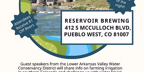 "Water for Agriculture Matters" - Pueblo November Liquid Lecture