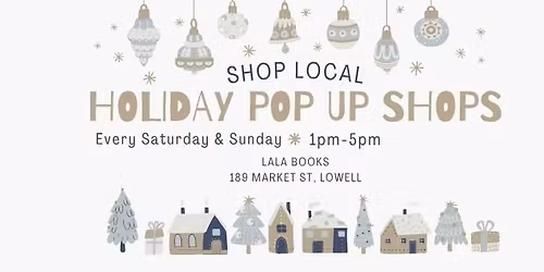 Pop up shops at lala books