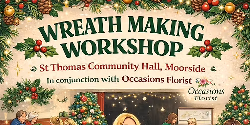 Wreath making afternoon in conjunction with Occasions Florists