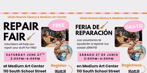 Repair Fair at MEDIUM Art Center
