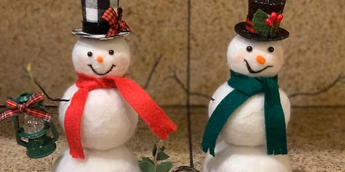 Needle Felted Snowman