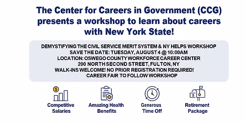 Fulton Workshop: Civil Service Careers & NY HELPS