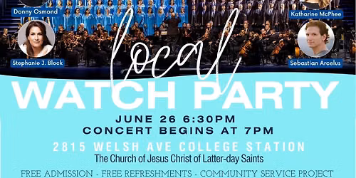 The Tabernacle Choir at Temple Square @ the Hollywood Bowl Broadcast Watch Party