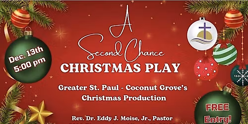 A Second Chance Christmas: A Greater St. Paul, Coconut Grove Production