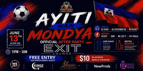 Ayiti Nan Mondyal Official After Party