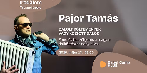 Pajor Tam\u00e1s \/ Zene \u00e9s besz\u00e9lget\u00e9s a magyar dalk\u00f6lt\u00e9szet nagyjaival