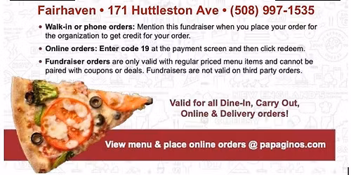 Miles for Milo Fundraiser at Papa Gino's